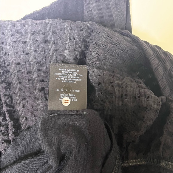 Maeve Anthropologie Black Seersucker‎ Sleeveless Dress XS - Picture 9 of 9